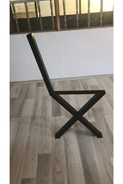 İlgi Trafik Bank Ayağı X Metal Bahçe Bankı Ahşap Kütük Bank Ayağı 2 Adet