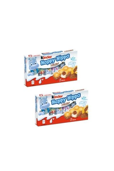 Kinder Happy Hippo 5’li X 2 Çikolata Avantaj Paket Alman Çikolatası