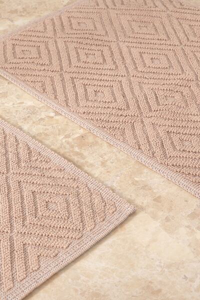 Karaca Home Kelly Esta Beige Mat Set