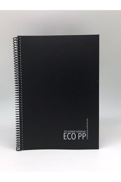 Gıpta Eco Pp Spiral Pp Cover Notebook A4 80 coli pătrate