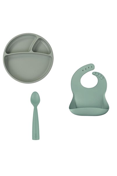 OiOi طقم حصص ريفر جرين (طبق+مريلة أساسية+نام نام)