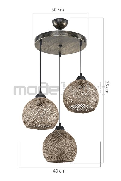 Modelight Yumak 3ü Çember Avize Salon-oturma Odası-çocuk Odası-yatak Odası-yemek Odası-antre-hol-mutfak