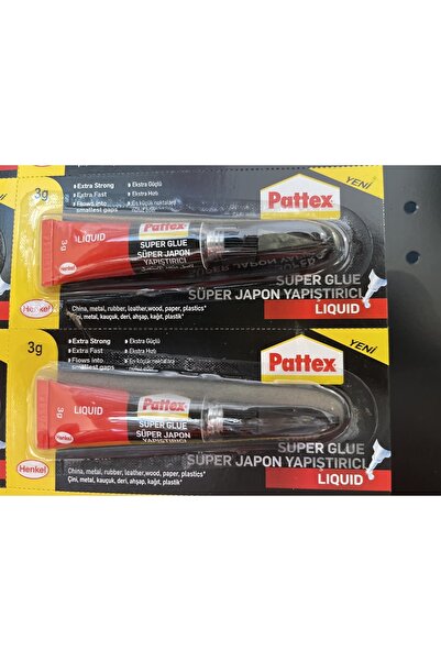 Pattex Japon Yapıştırıcı Likit 3 Gr 2 Adet