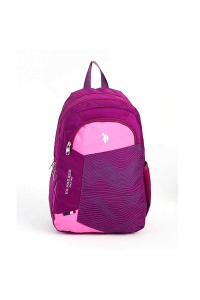 U.S. Polo Assn. Geantă de școală Polo violet din SUA - Plçan22126