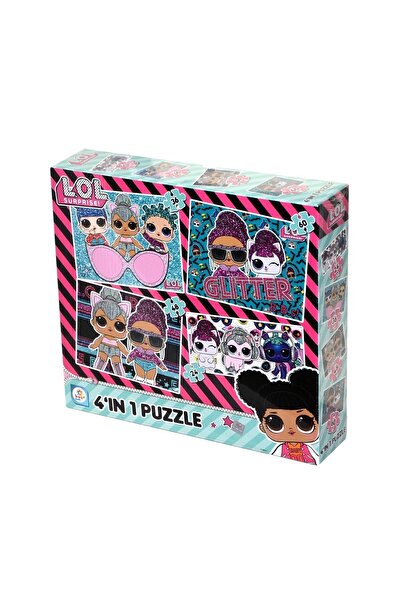 Lol7618 L.o.l. 4'ü1 Kutuda Puzzle 24+36+48+60 Parça