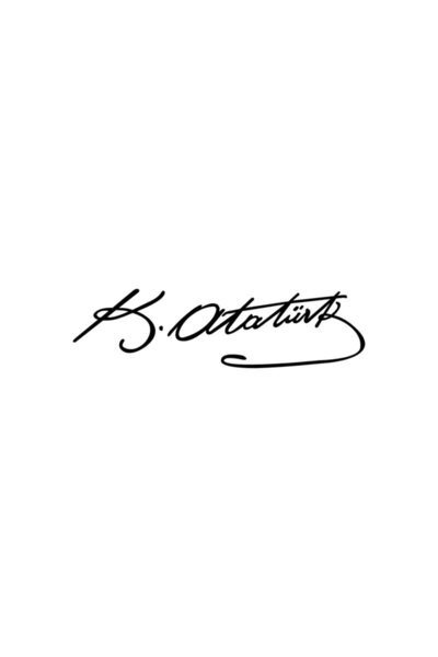 Rex Aksesuar Kemal Atatürk Imzası Oto Sticker Araba Sticker Araba Yazısı Oto ...