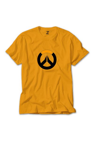 Z zepplin Κίτρινο T-shirt με μοτίβο λογότυπου Overwatch