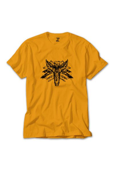 Z zepplin Witcher Smoke Wolf - Κίτρινο T-shirt