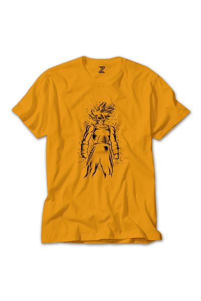 Z zepplin Dragon Ball Splash - Κίτρινο T-Shirt