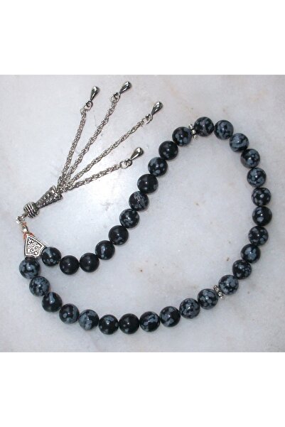 morlalem m 8 мм куля з натурального каменю обсидіан, 33 камінці