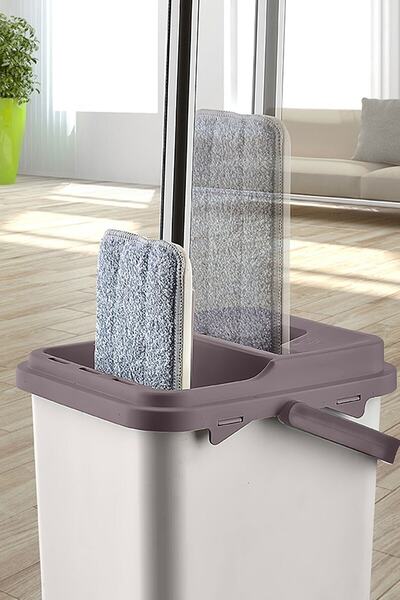 AYLA STAND Tablet Spin Mop Temizlik Kova Seti Vileda Paspas 12 Lt