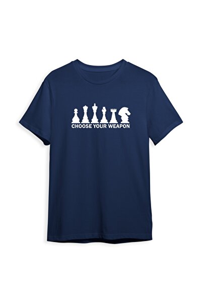 Satranç Medya اختر سلاحك - تي شيرت الشطرنج