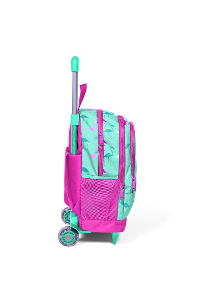 Yaygan Çanta Coral Hıgh Orıgınal Işıklı Tekerlekli Çekçekli Okul Çantası
