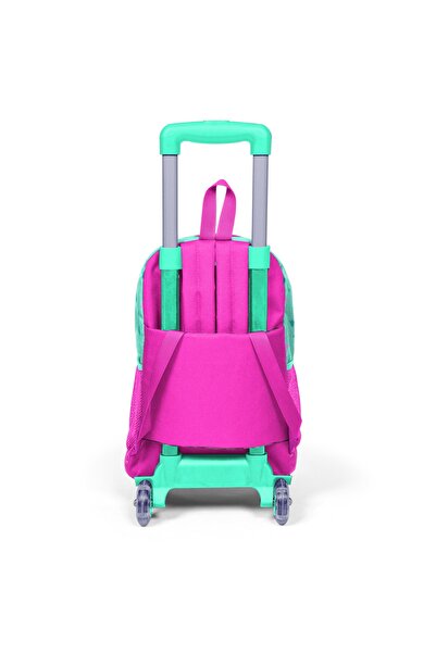 Yaygan Çanta Coral Hıgh Orıgınal Işıklı Tekerlekli Çekçekli Okul Çantası