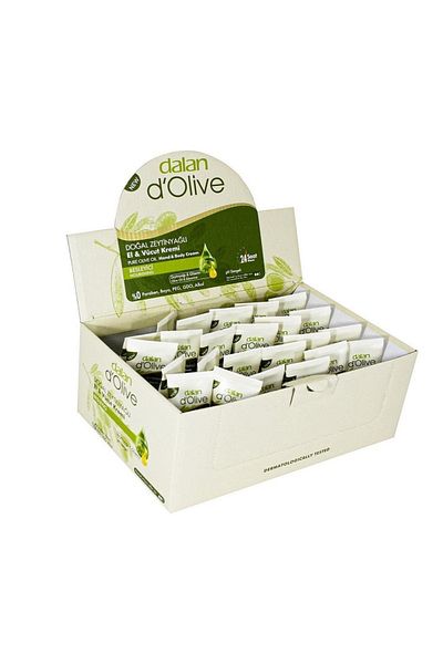 Dalan D'Olive 20 ml 24 Pieces - Nourishing Hand and Body Cream with Natural Olive Oil