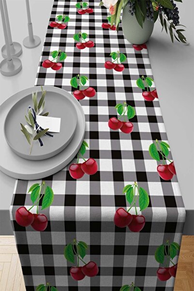 Viva Home 40x140cm Runner Tablecloth Premium Thai Feather Woven Stain Resista...