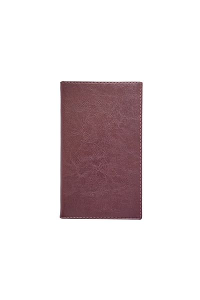 ankara menü (1 Piece) Leather Account Pad Box, Change, Single Pocket for Ticket, Color Options