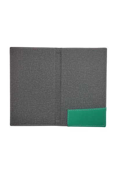 ankara menü (1 Piece) Leather Account Pad Box, Change, Single Pocket for Ticket, Color Options