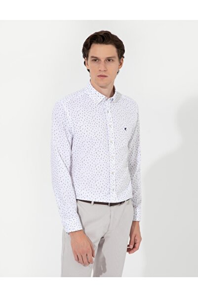 Pierre Cardin White Slim Fit Shirt