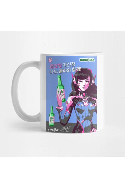 Pixxa D.va Nano - كوب للساعة فوق الساعة