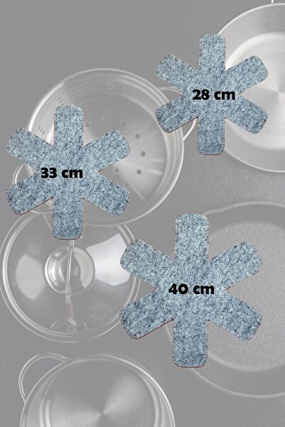 CASUGO مضاد للخدش للقدور والمقالي، 3 أحجام مختلفة