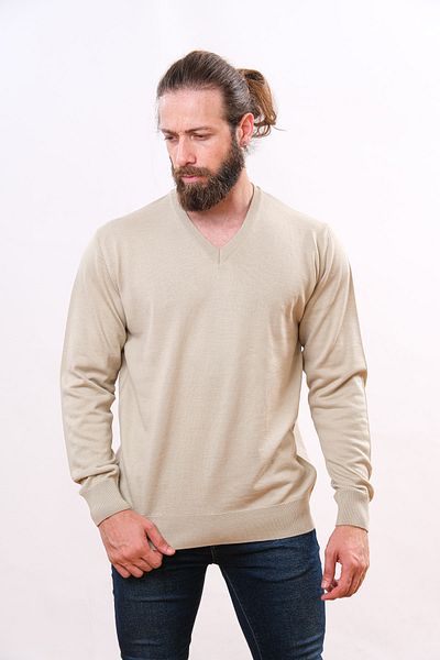 Çukurova Wool V-Neck Sweater