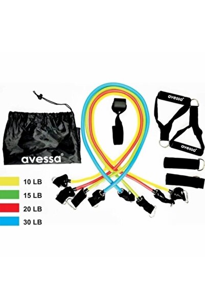 YILDIZ Set de 10 bucăți de cauciucuri de rezistență Avessa, cauciucuri de rez...
