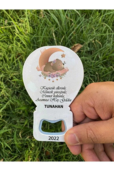 DeryalarDijital 10 Adet Çocuklara Özel Balon Şekilli Magnet Baskı Çocuk, Bebe...