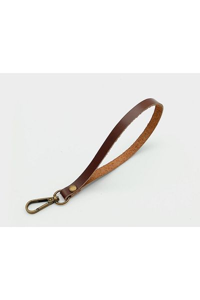 angel çanta aksesuar Genuine Leather Red Brown Color Grip with Antique Metal
