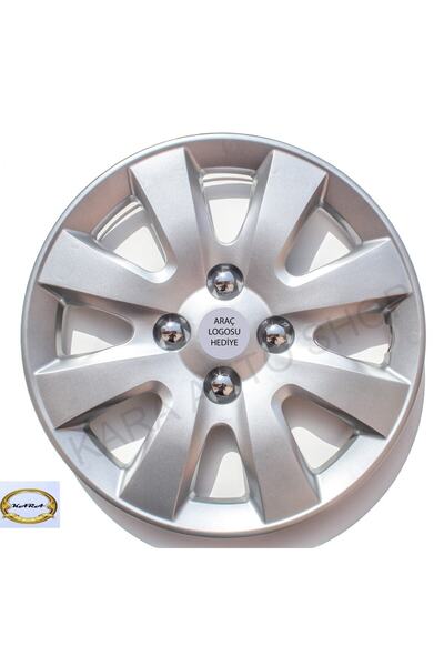 Volkswagen Polo 14"inç Kırılmaz 4 Adet 1 Takım Gri Jant Kapağı