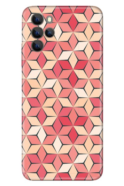 omix X700 Case Silicone Moderna Patterned Pink Mosaic