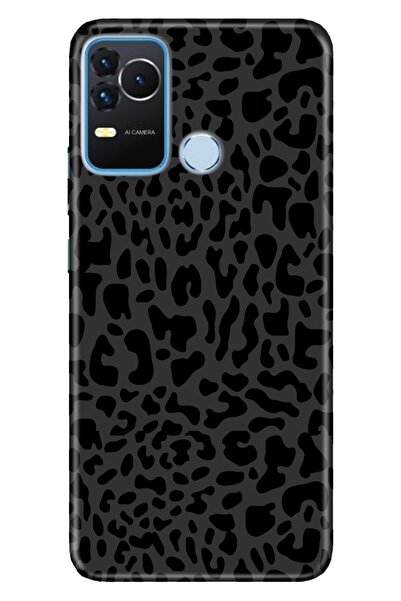 omix X400 Kılıf Silikon Moderna Desenli Leopar Deseni