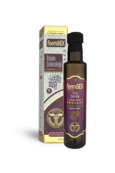 farmaex 250 ml Üzüm Çekirdeği Sıvı Ekstresi Ekstraktı
