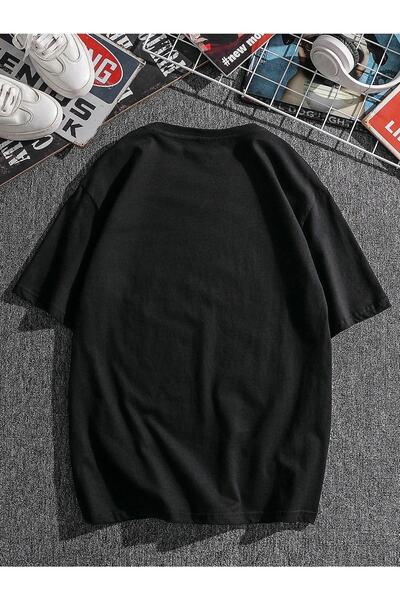 DAXİS Sportwear Company Unisex tričko The Past Oversize černé