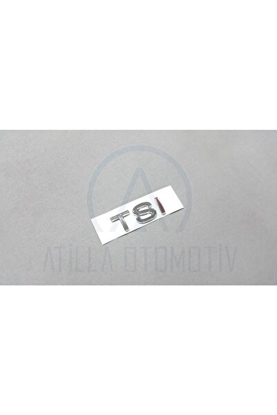 Fabrikasyon Volkswagen Passat B6 2005-2011 Tsi Tek Kırmızı Bagaj Yazısı