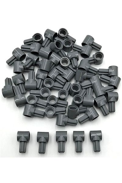 LEGO Original Technic Moc Custom Axle Pin Connector Hub Dark Gray 4 Pieces Will Be Sent