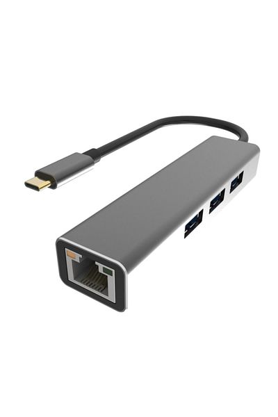 VCOM Type-C to Usb3.0-3+Rj45 Multiplexer