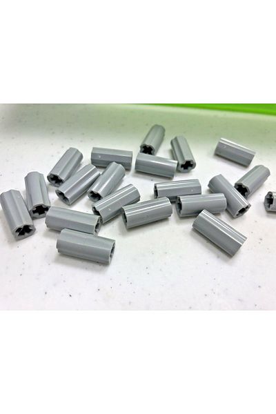 LEGO Original Technic Moc Custom Axle Connector 2l Connection Piece Light Gray 8 Pieces to Send
