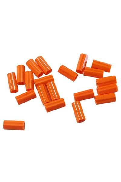LEGO Original Technic Moc Custom Axle Connector 2l Connection Piece Orange 8 Pieces to Send