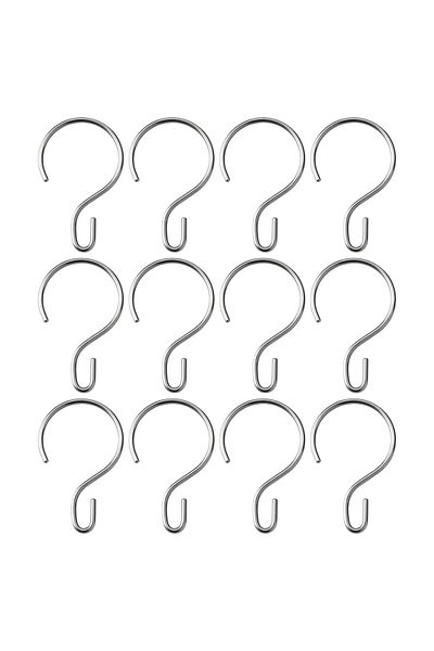GVG Shower Curtain Hook Ring Ikea 12 Pieces A Quality Stainless Steel
