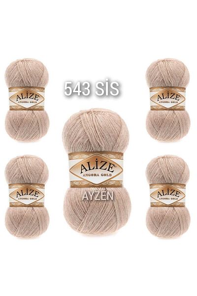 Alize Ayzen Home Angora Χειροποίητο Πλεκτό Σχοινί 5 Συσκευασία