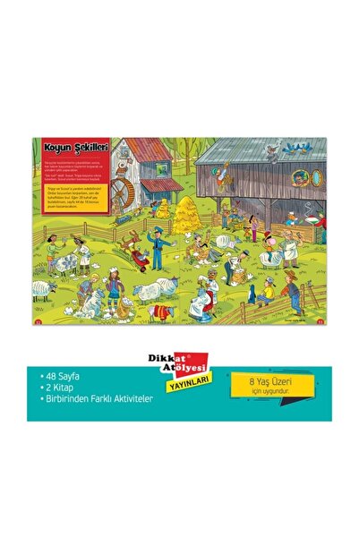 Dikkat Atölyesi Yayınları Şaşırtıcı Macera Puzzle 2 Li Set Kitap Eğlenceli Etkinlik Kitabı