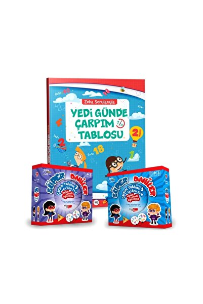 Dikkat Atölyesi Yayınları Süper Dahiler Çarpım Tablosu Seti