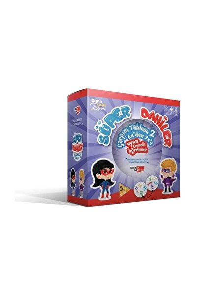 Dikkat Atölyesi Yayınları Süper Dahiler Çarpım Tablosu 2 (6x'dan 9x'a)