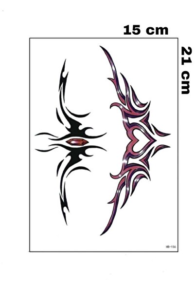 Mecit Tuhafiye Çiçek Kalp Bel Bacak Geçici Dövme