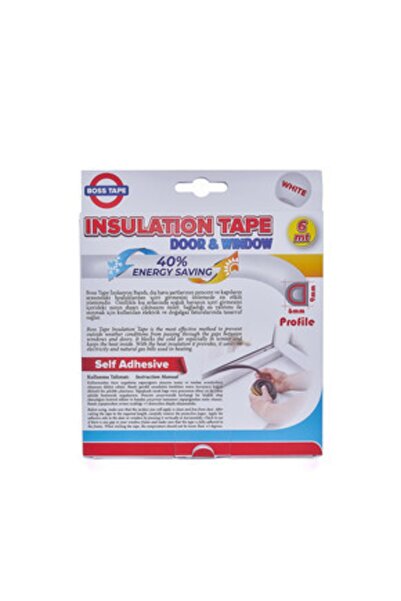 Boss Tape Boss Kapı Pencere Izolasyon Fitili - Bandı Beyaz