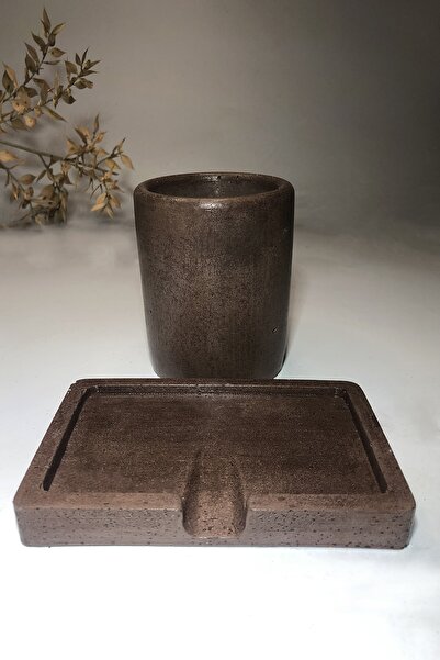 RocArt Home Set de baie din cedru din beton