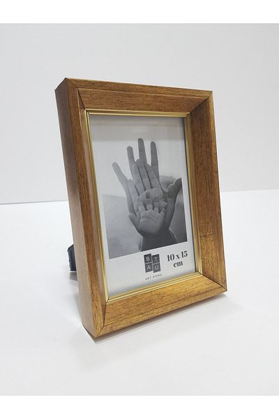Batu Art Home Photo Frame Real Glass Desktop with Stand and Can Be Hung on the Wall 10x15 Cm