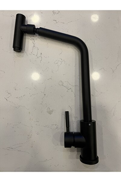 Pierre Cardin Inox Mafsallı Eviye Armatürü Siyah Ev324