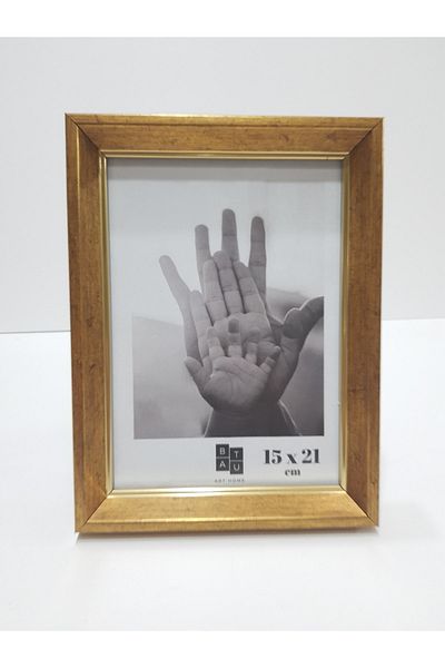 Batu Art Home Photo Frame Glass Desktop Standing Hangable 15x21 Cm